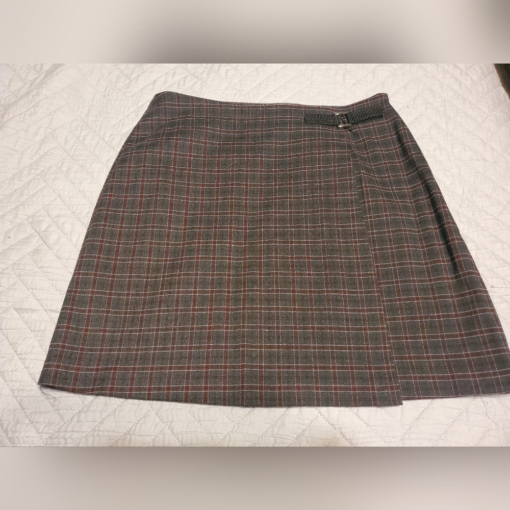 Tangents plaid mini skirt